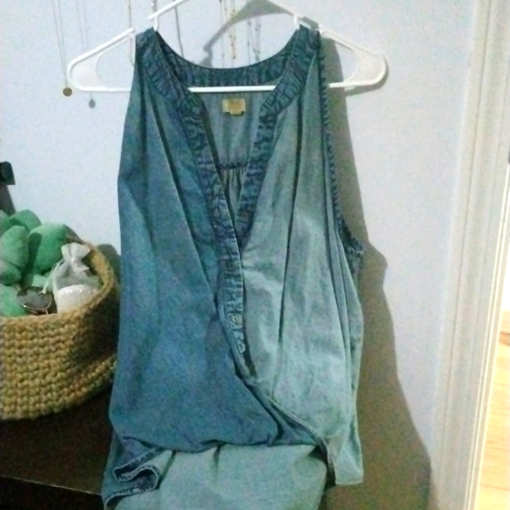 True Craft jean blouse